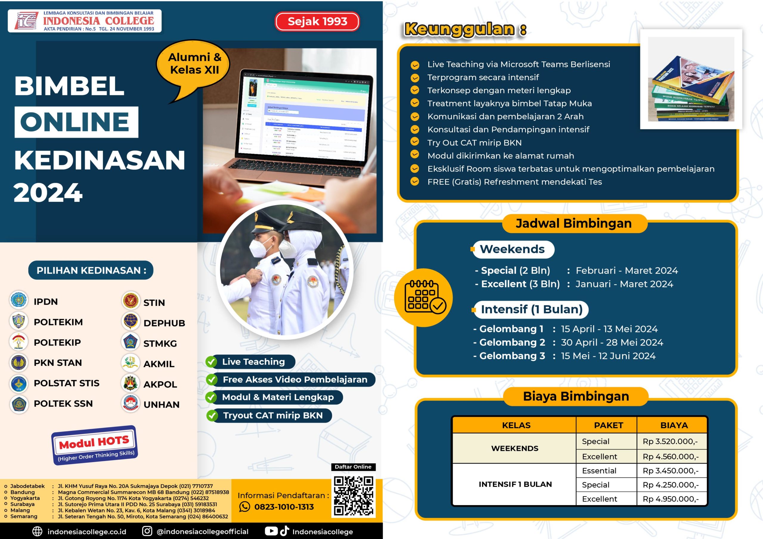 Brosur Bimbel Bimbel Kedinasan 2024 Brosur Bimbel Bimbel Kedinasan 2024