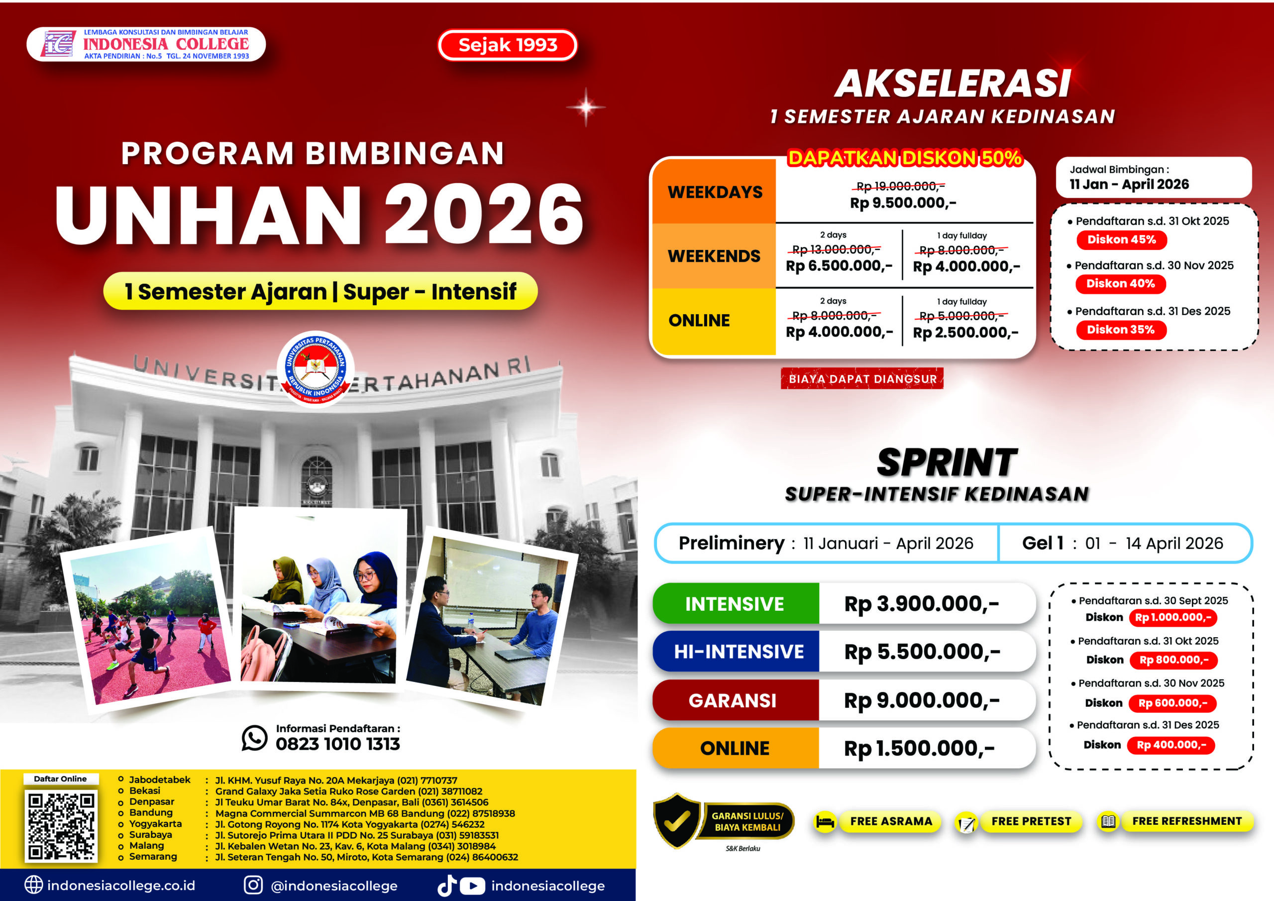 Bimbel UNHAN 2026 