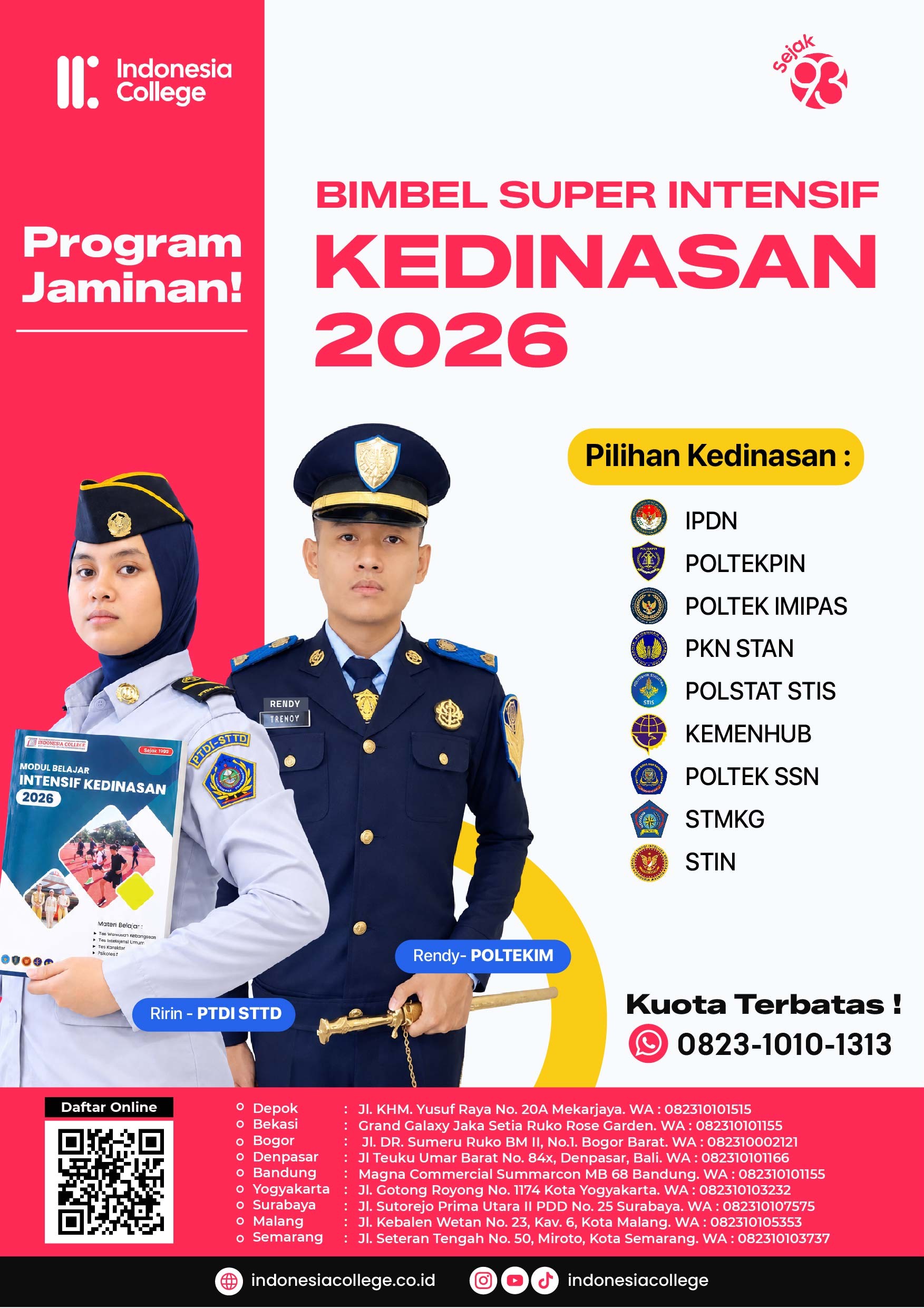 Brosur Bimbel Kedinasan 2026 - SPRINT