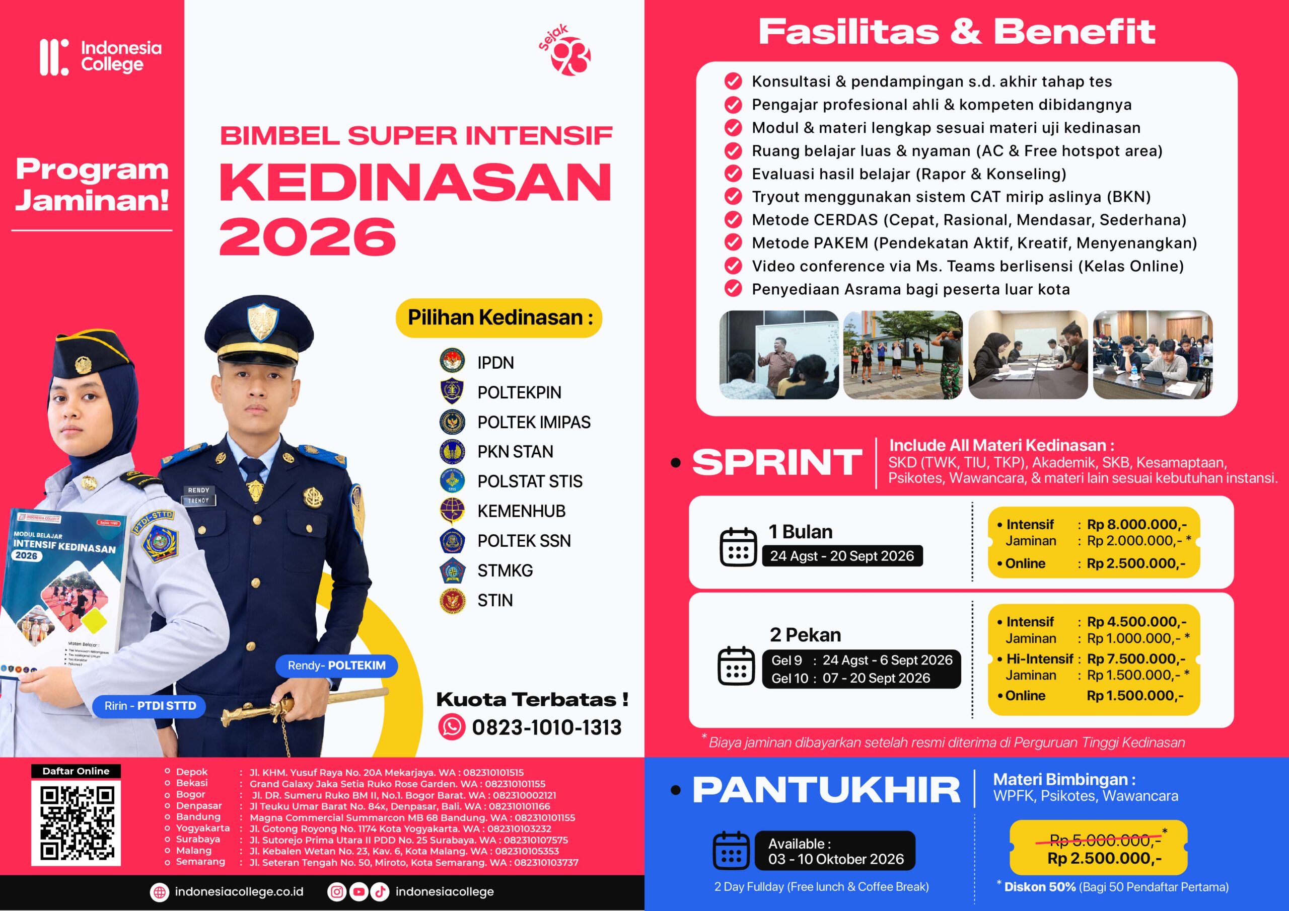 Brosur Bimbel Kedinasan 2026 -   SPRINT