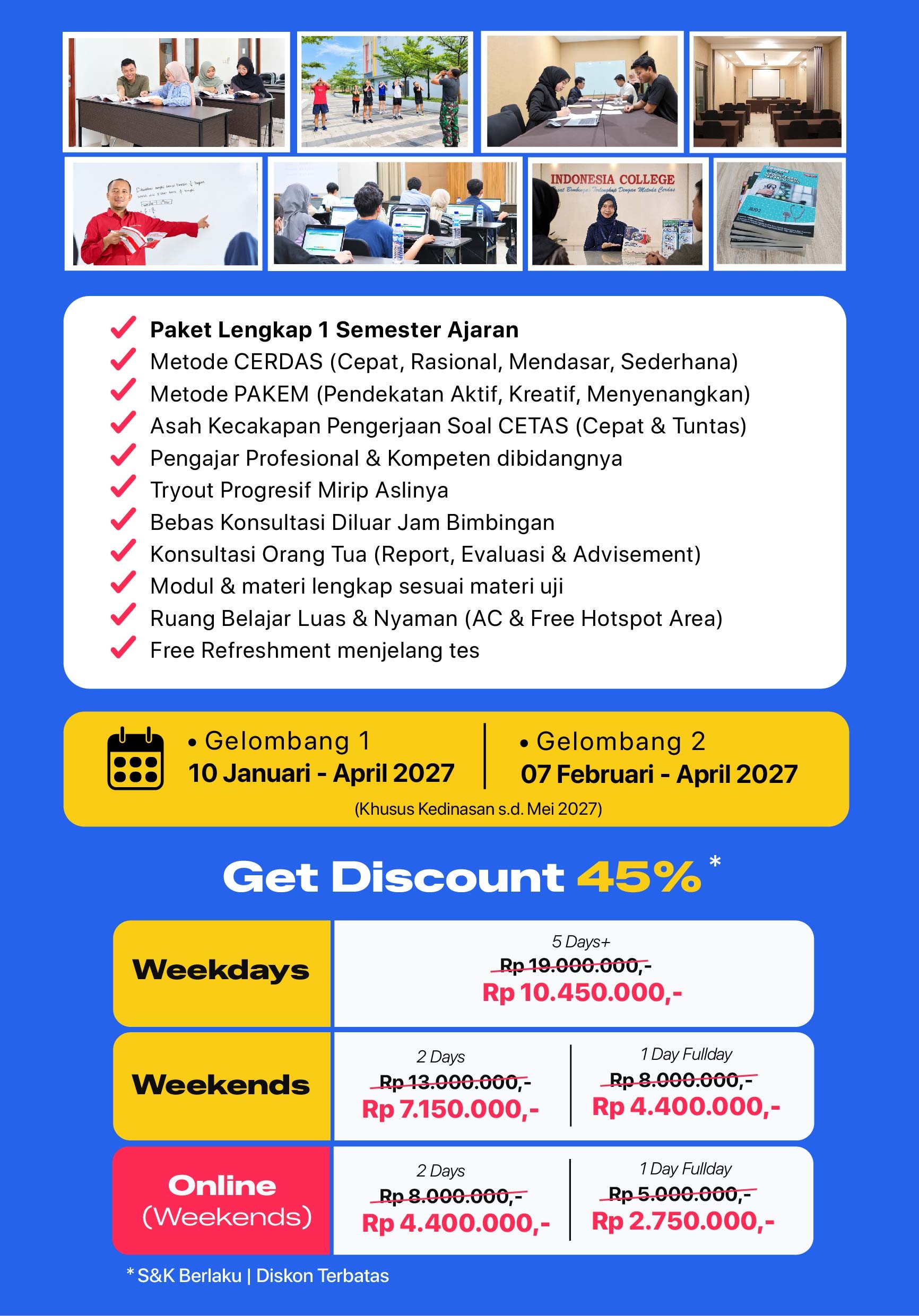 Bimbel Kedinasan | Kedokteran | PTN Akselerasi 2027 1 Semester Ajaran by Indonesia College